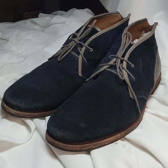 Timberland boot company blue suede shoes size 12 - Picture 2 of 7